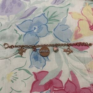 Juicy Couture Rose Gold Charm Bracelet